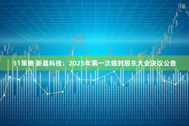 51策略 新晨科技：2025年第一次临时股东大会决议公告